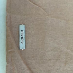 Miu Miu laundry bag
